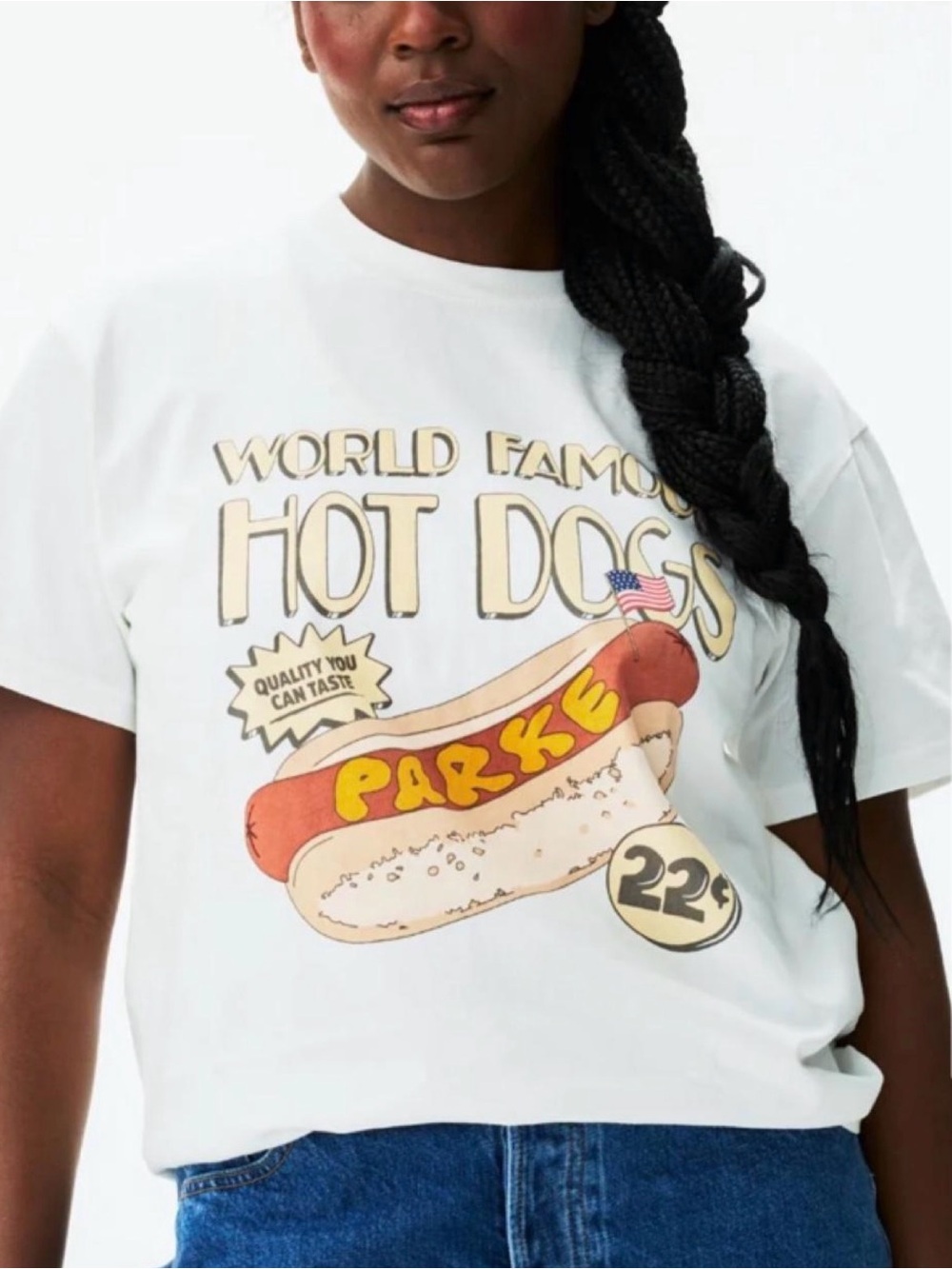 Parke Hot Dog Tee Tshirt NWT XXL
